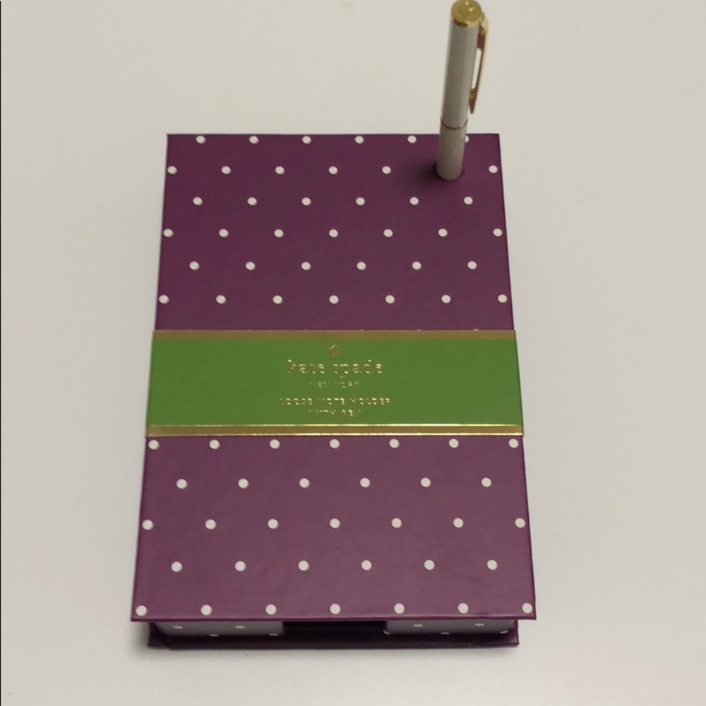 Kate Spade Note Holder with Pen
